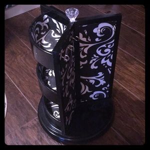 Black and White Jewelry Stand